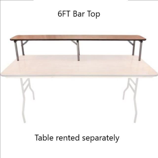 6ft Rec Bar Top Riser