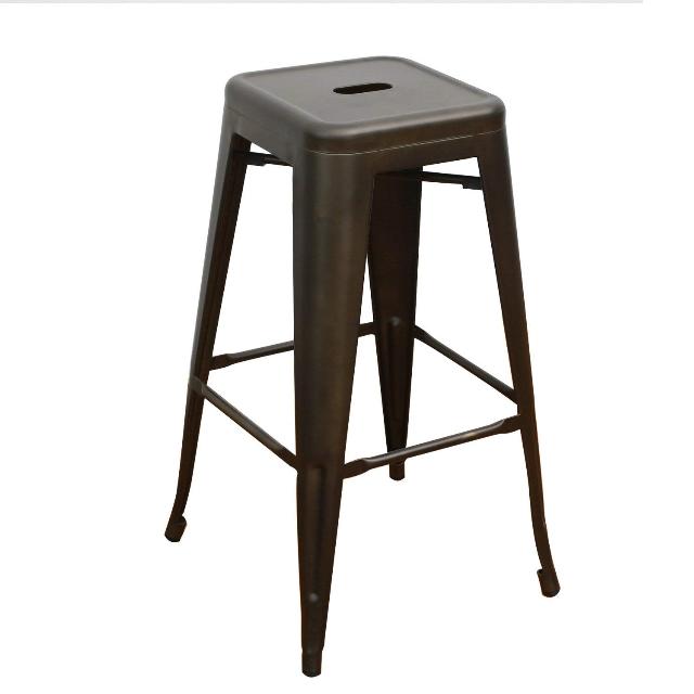 Bar Stool Metal Copper