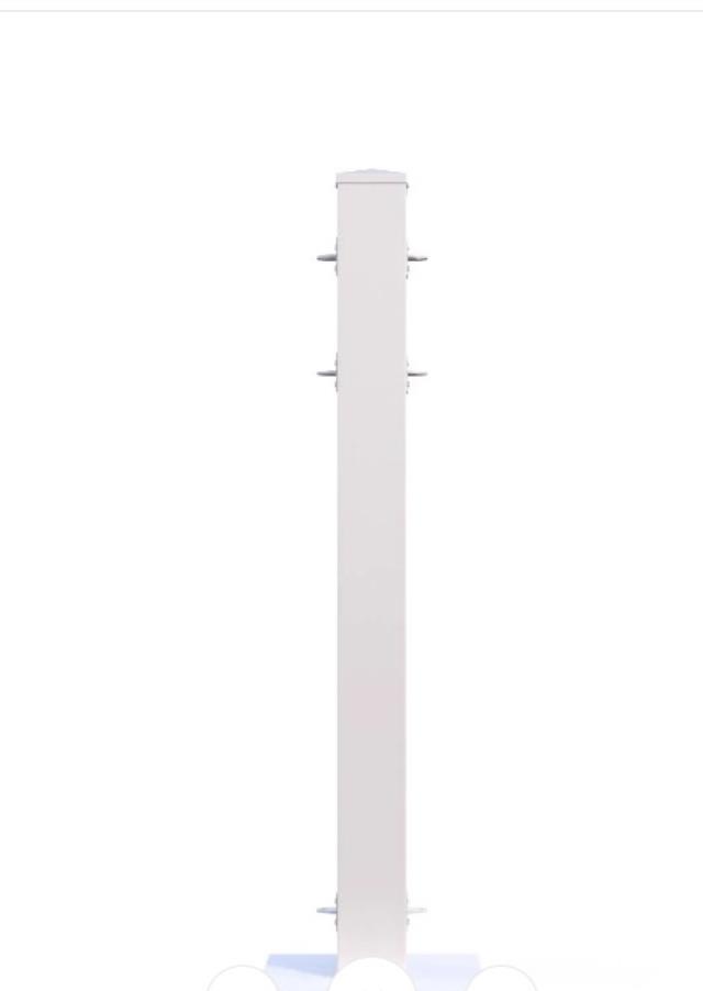 White Fence Post