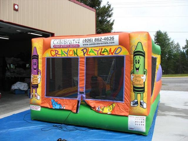 Bounce House, 3 in 1 Crayola (Lime Grn)