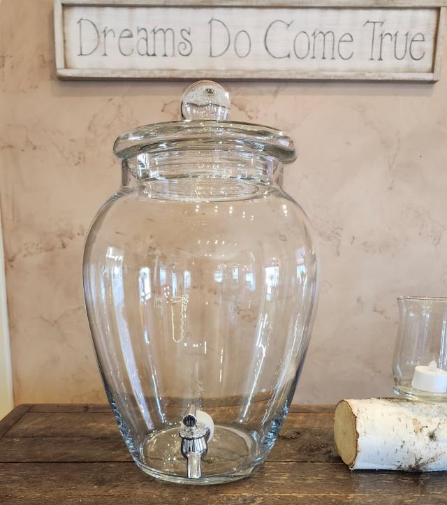 Beverage Jar 3 Gal Oval No Stand